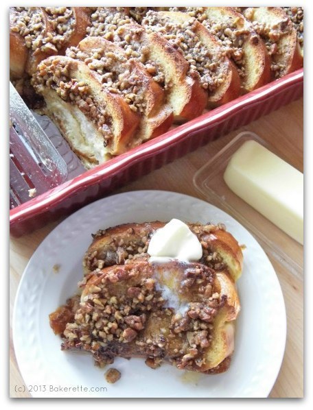 Baked French Toast Casserole with Pralines