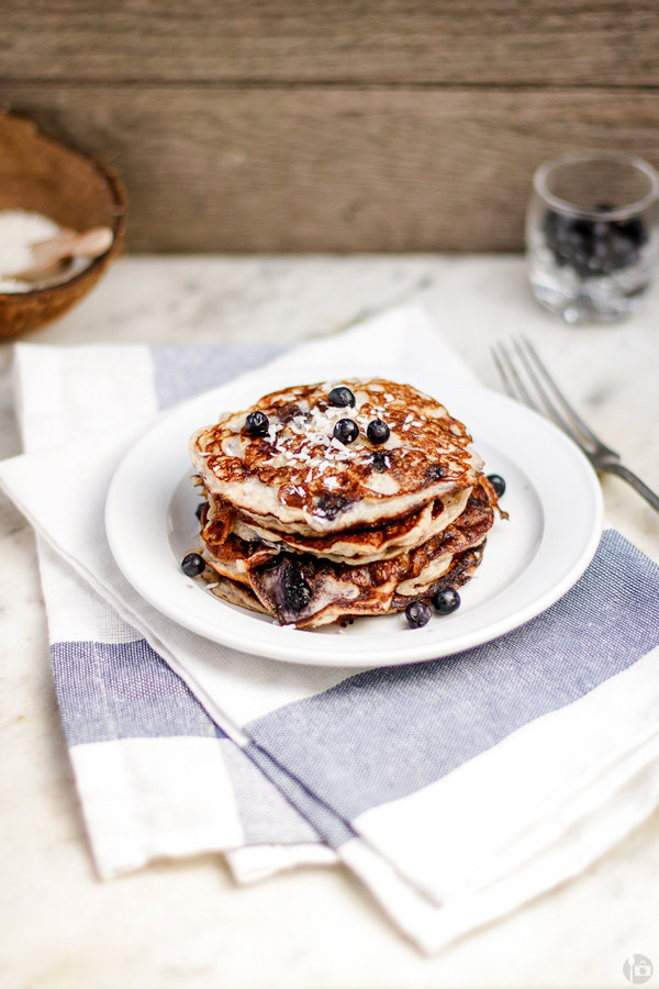 Banana Coconut Pancakes