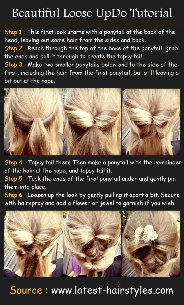 Beautiful Loose Updos Tutorial