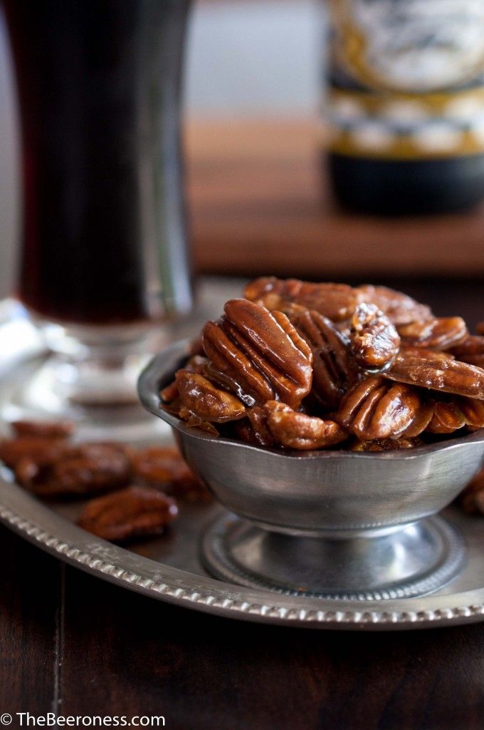 Beer Candied Pecans