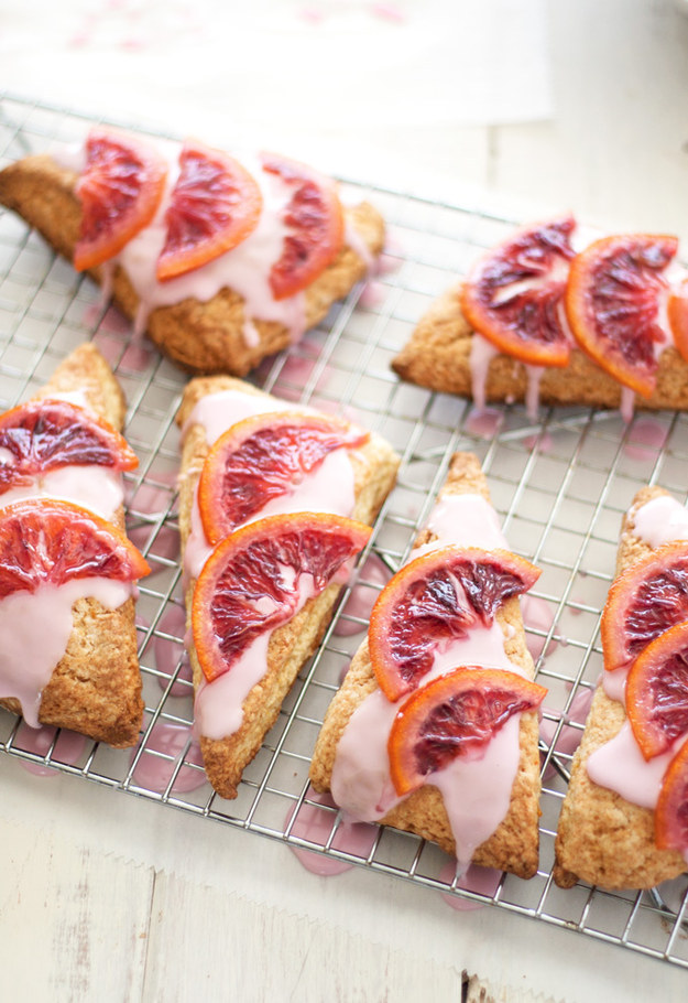 Blood Orange Scones