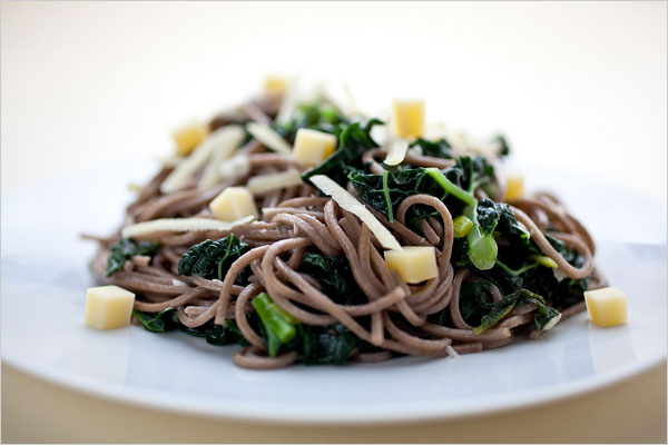 Buckwheat Pasta with Kale