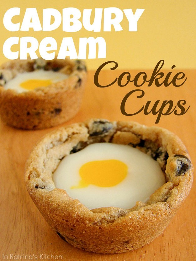 Cadbury Cream Cookie Cups