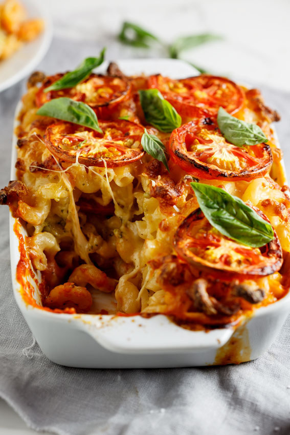 Caprese Mac Cheese