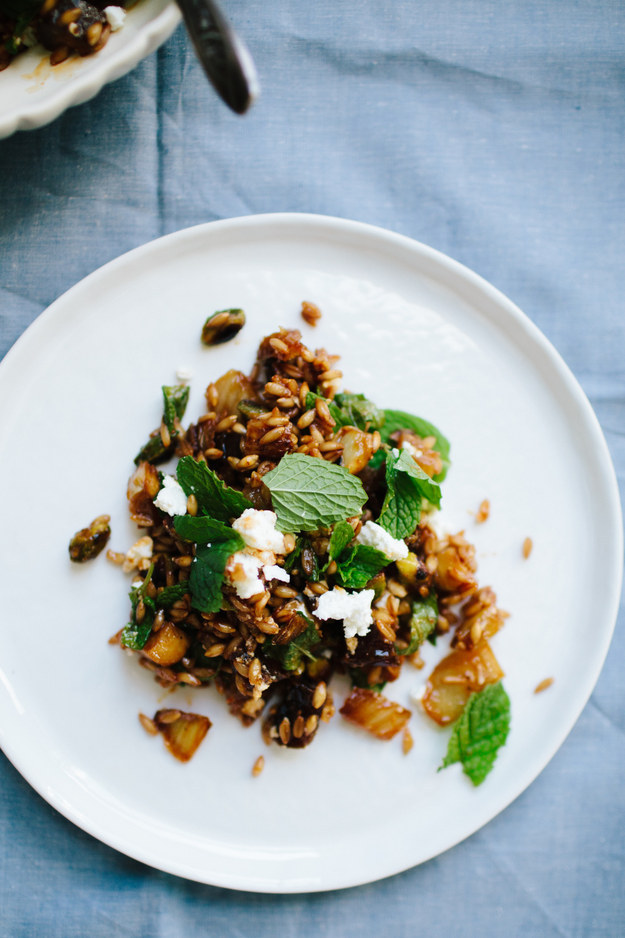 Caramelized Fennel Farro Salad