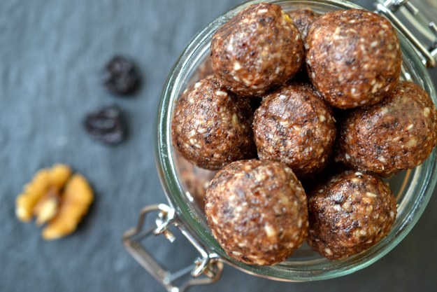 Cherry Tahini Energy Balls