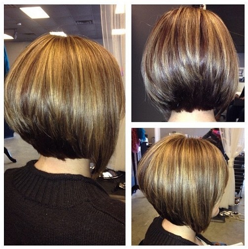 Classic Stacked Bob Haircut