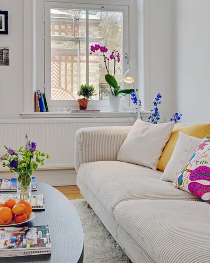 Colorful Spring Living Room