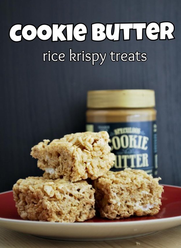 Cookie Butter Rice Krispy Treats