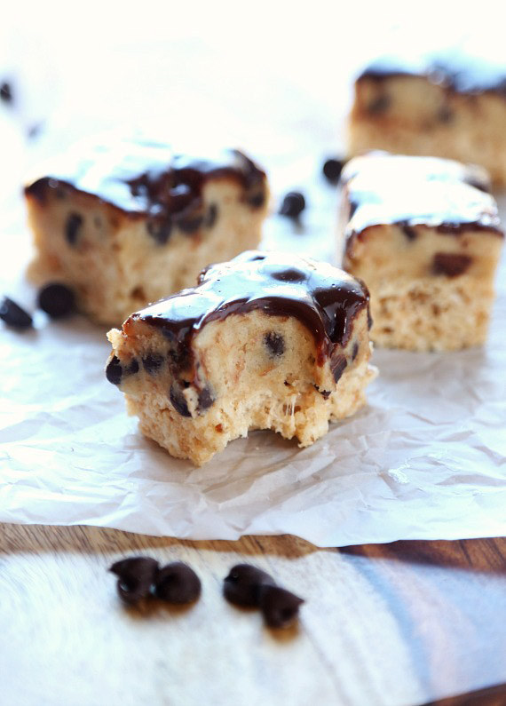 Cookie Dough Krispie Treats