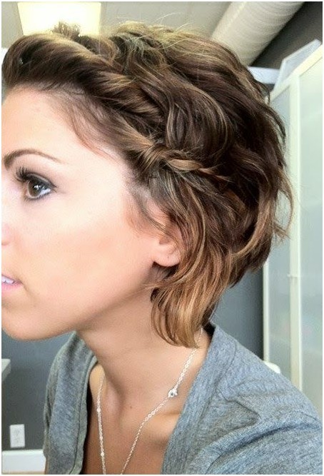 Cute Short Hairstyle with Braids