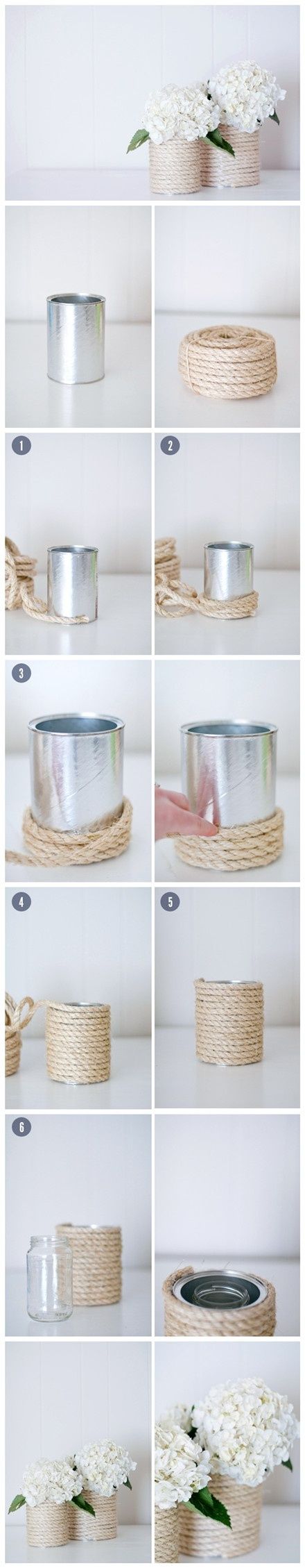 DIY Rope Vase