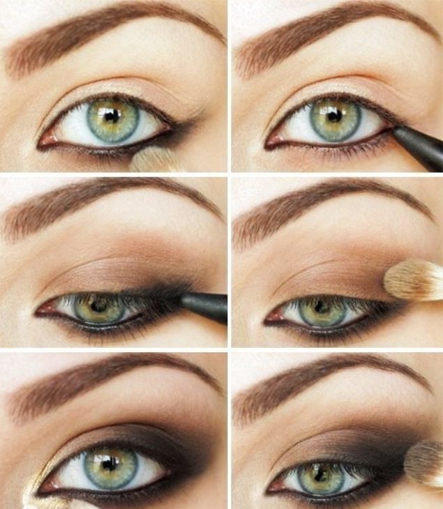 Dark Brown Makeup