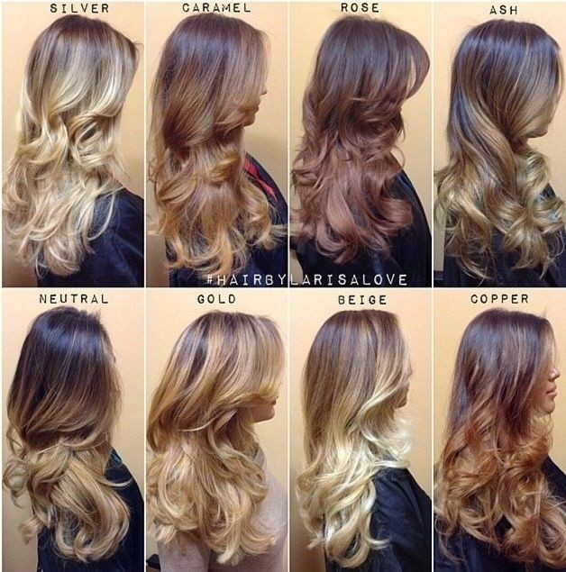 Different Ombre Hair Colour Ideas