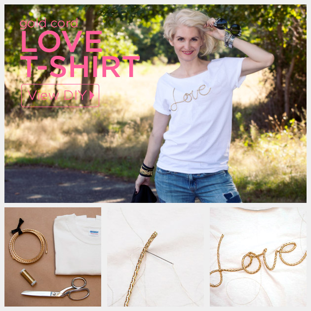 Gold Cord Love T-shirt