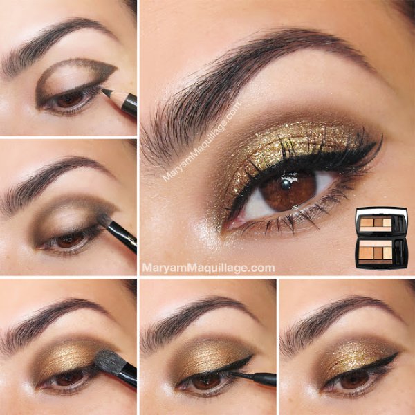 Golden Eye Makeup