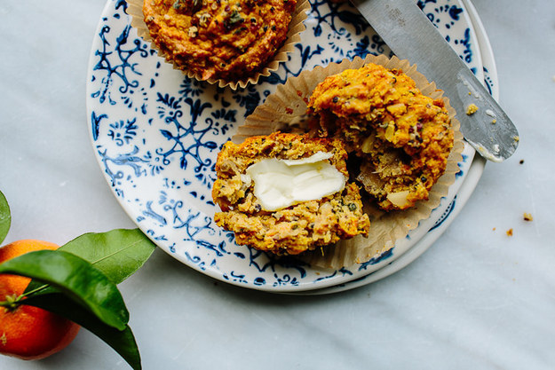 Herbed Sweet Potato and Quinoa Muffins