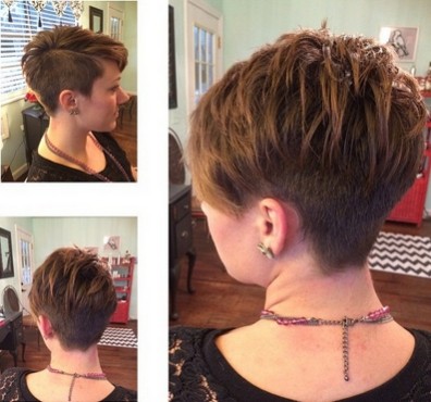 Layered Pixie Hair Cut