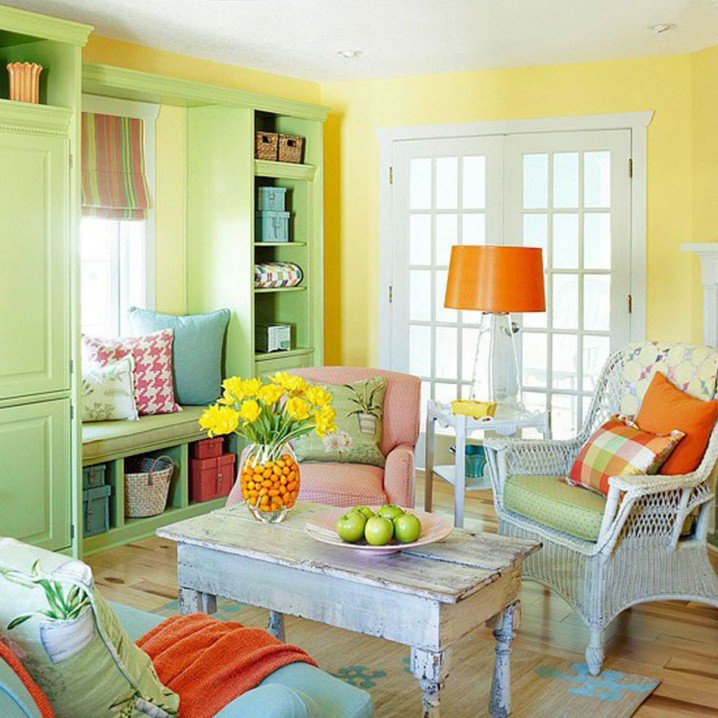 Living Room in Spring Vibe