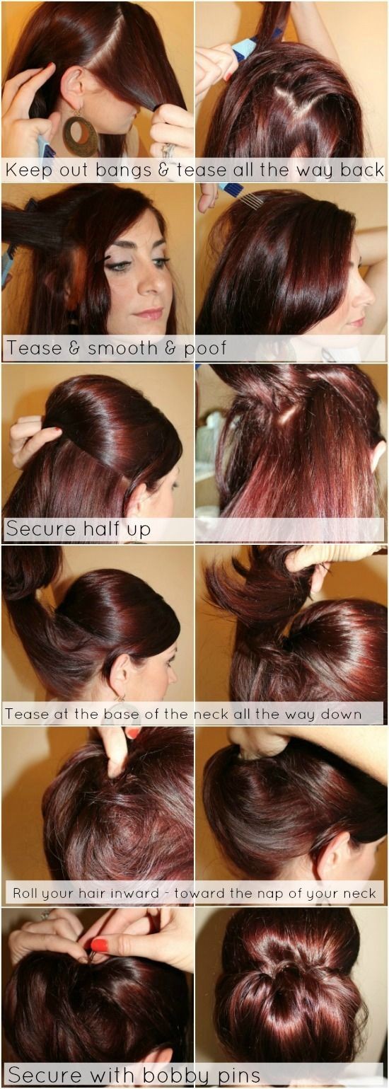 Low Bun Tutorial for Fine Hair