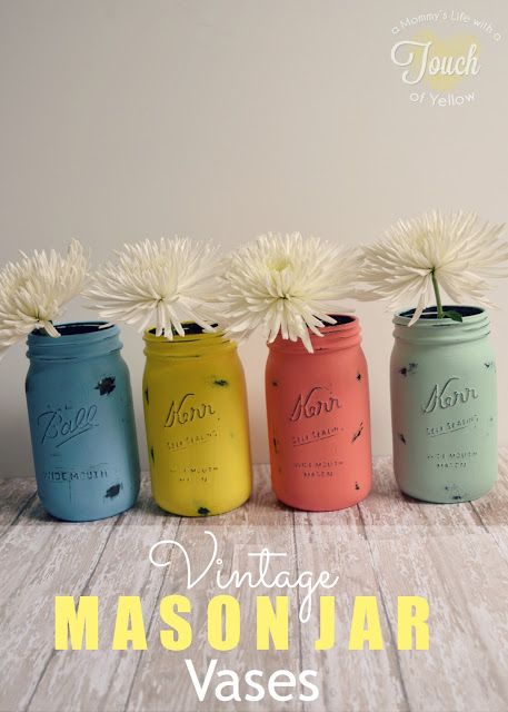 Mason Jar Vases