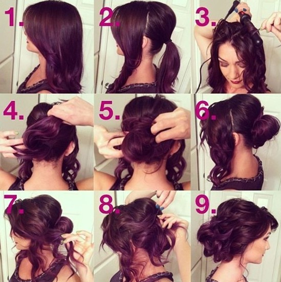 Messy Updo Tutorial