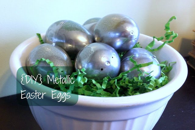 Metallic Easter Eggs