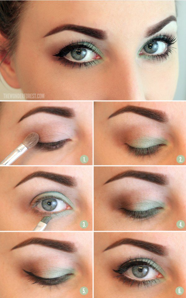 Natural Green Eye Makeup