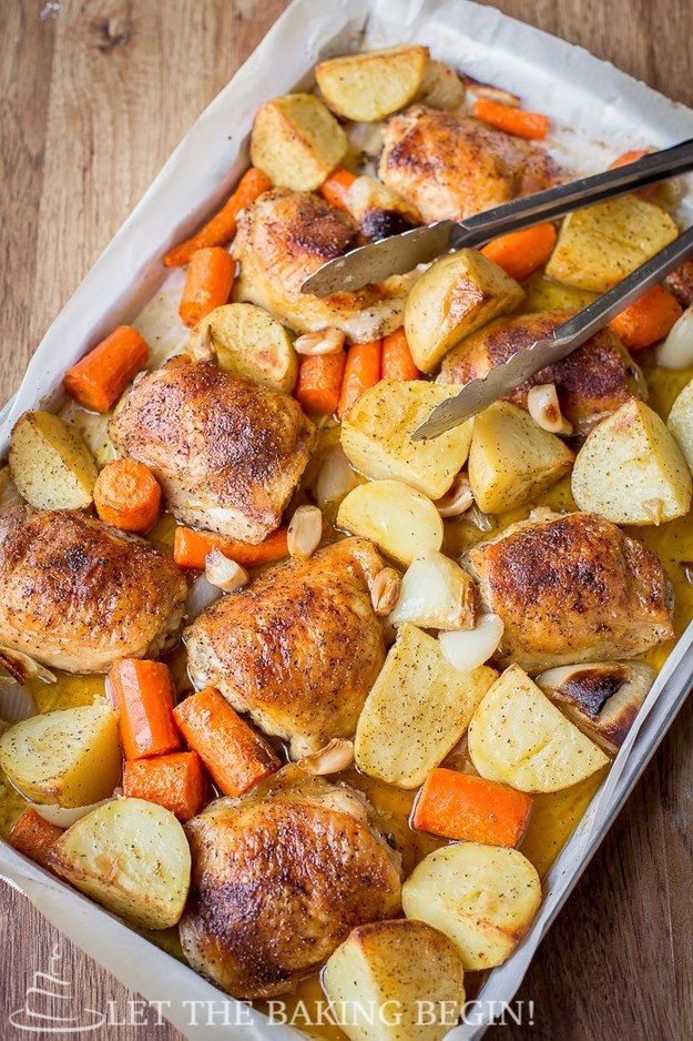 One Pot Chicken Potatoes