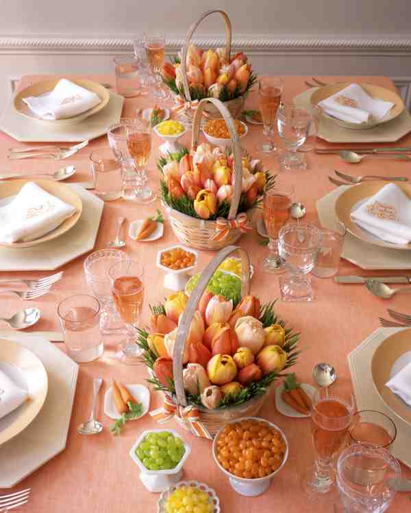 Orange Table Decoration