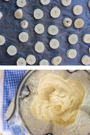 Peanut Butter Banana Ice-cream Sandwiches