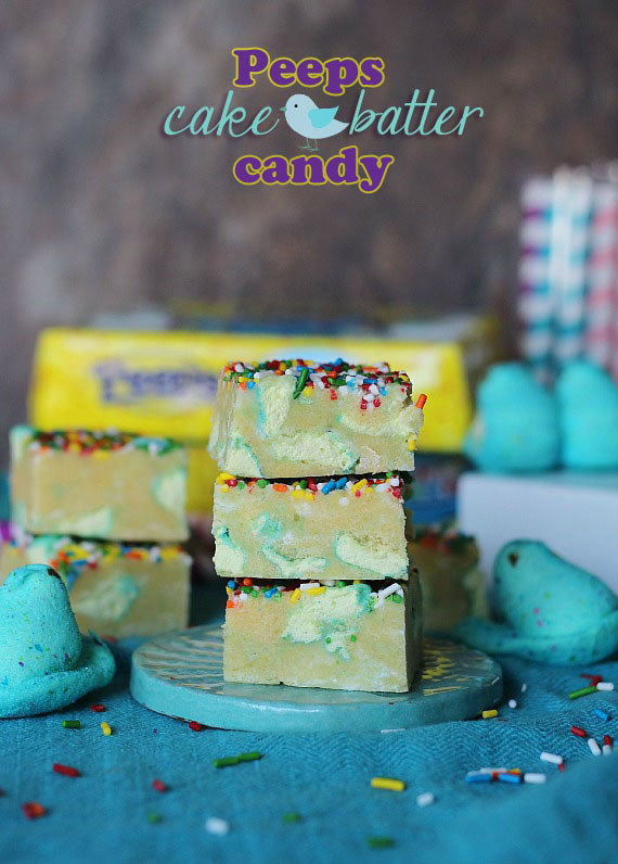 Peeps Cake Batter Candy