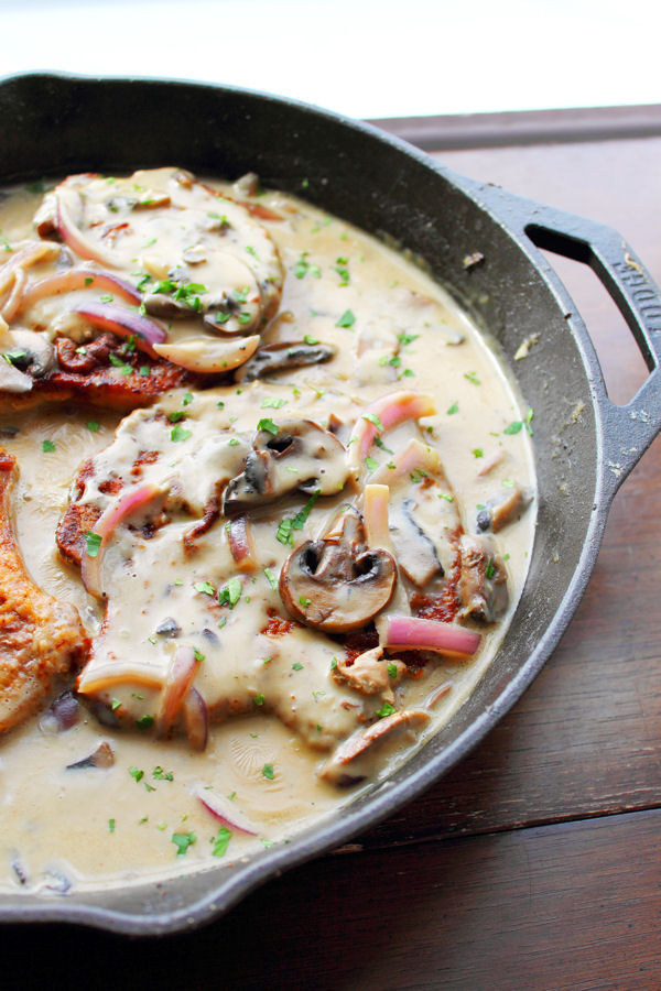 Pork Chops in Mushroom Gravy