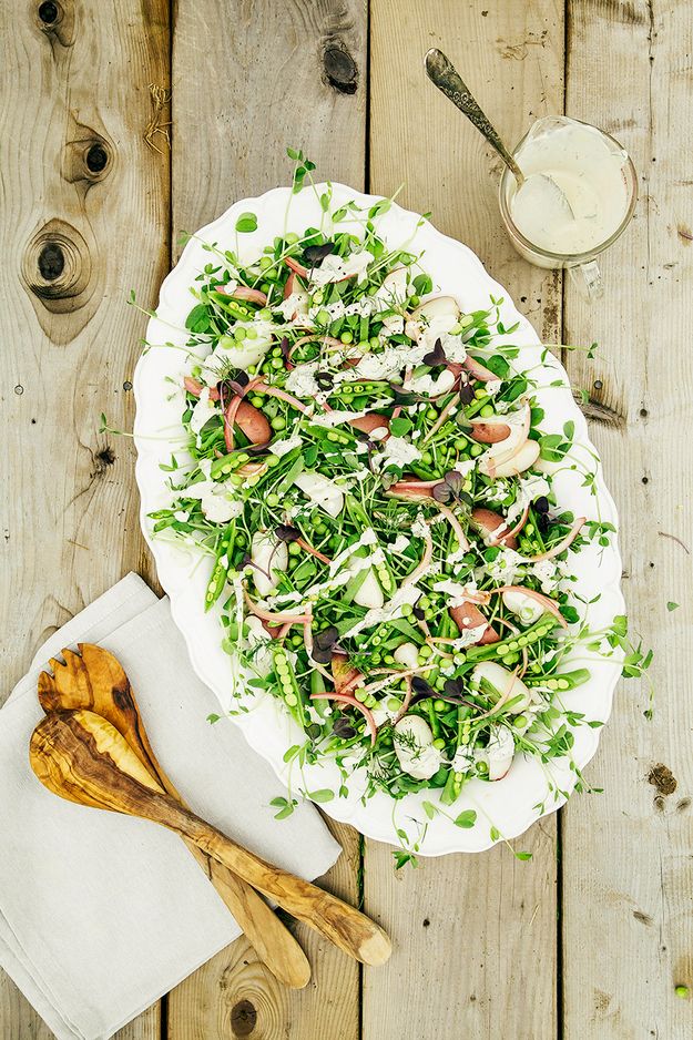 Potato and Peas Salad