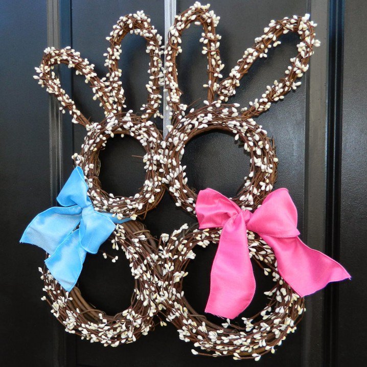 Pretty Bunny Wreath