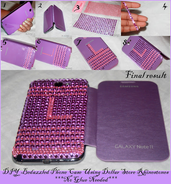 Purple Studded Phone Case