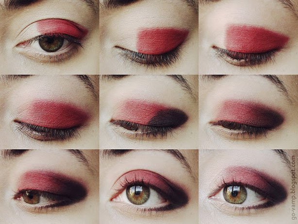 Red Eye Makeup