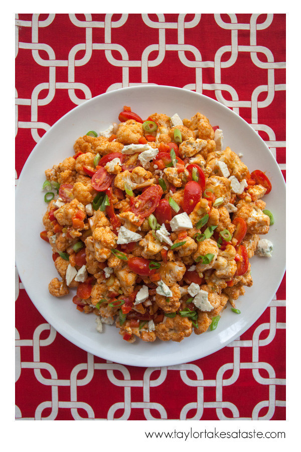 Red Roasted Cauliflower Salad