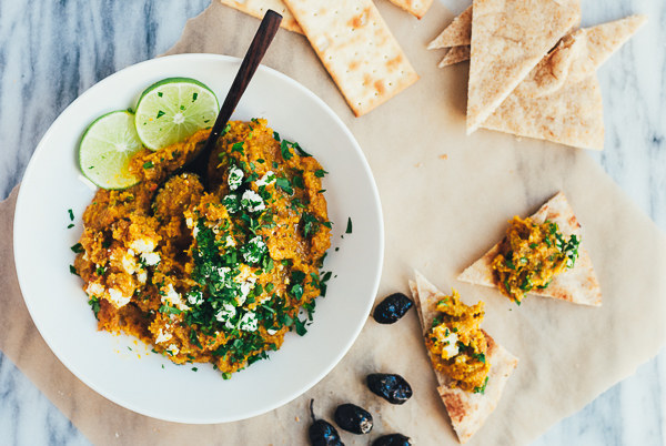 Roasted Golden Beet and Carrot Dip