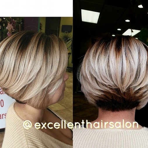 Short Bob Haircut with Layers