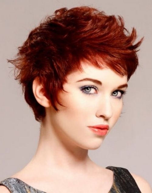 Short Red Pixie Haircuts