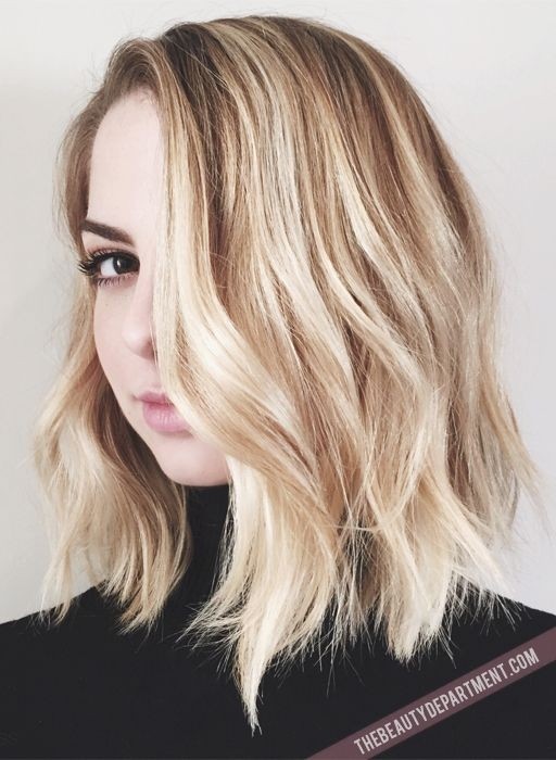 Shoulder Length Blonde Hair