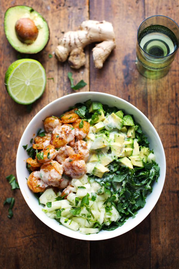 Spicy Shrimp Avocado Salad