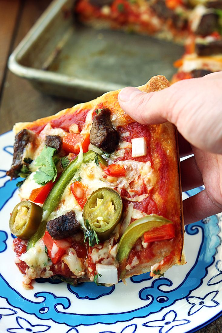 Steak Fajita Pizza