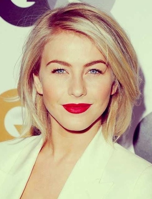 Straight Bob Haircut for Blond Hair