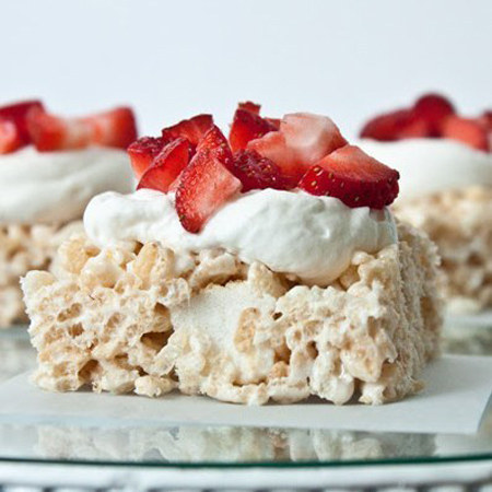 Strawberry Shortcake Rice Krispie