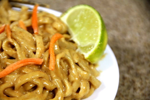 Thai Peanut Butter Soba Noodles