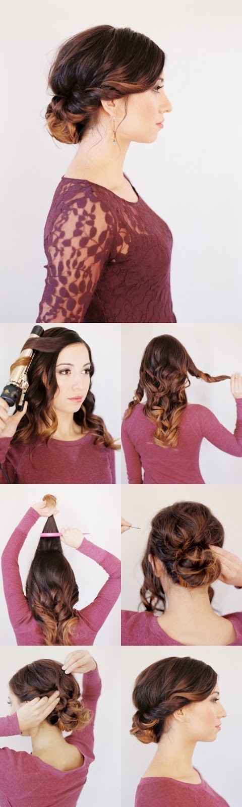 14 Easy Step by Step Updo Hairstyles Tutorials - Pretty Designs