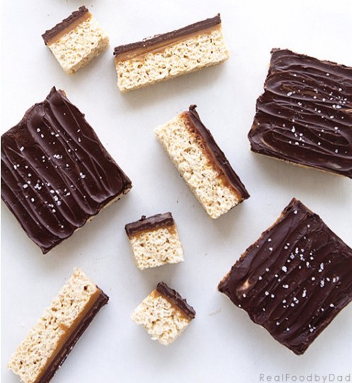 Twix Rice Krispie Treats