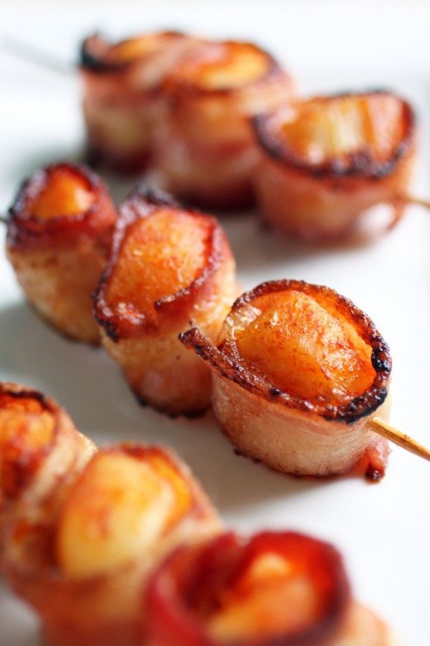 Bacon Wrapped Scallops